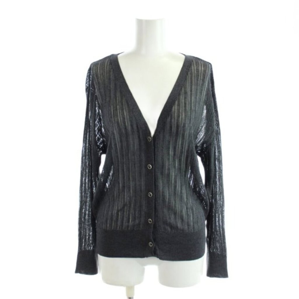 ViS Cardigan Sweater v-neck gray Long sleeves Direct from Japan Secondhand