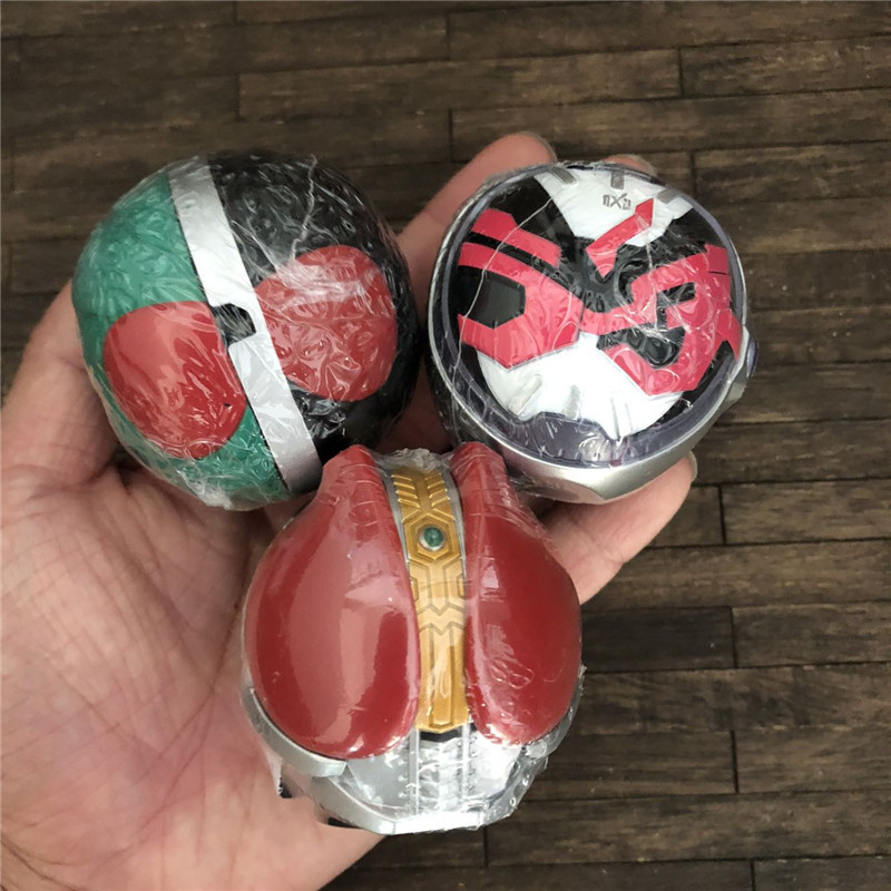 Kamen Rider Masked Superman Shellless Big Head ของเล่นกาชาปอง