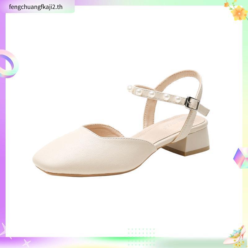 The Jovial (1 inch) (Defect) - Labotte.bkk รองเท้ารัดส้น รองเท้าหัวแหลม (3165-1A)