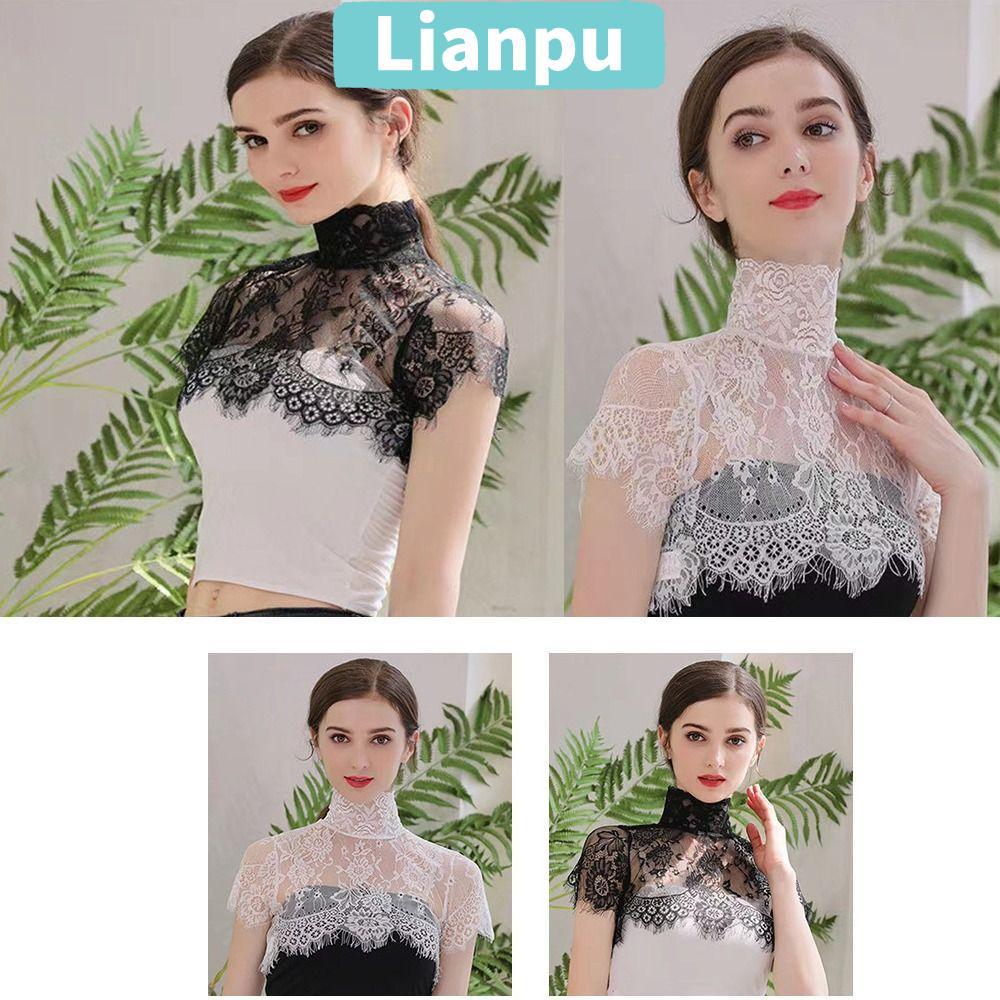 ลิอันปู เสื้อปกปลอม ปักผ้าพันคอและผ้าคลุมไหล่ สำหรับผู้หญิง