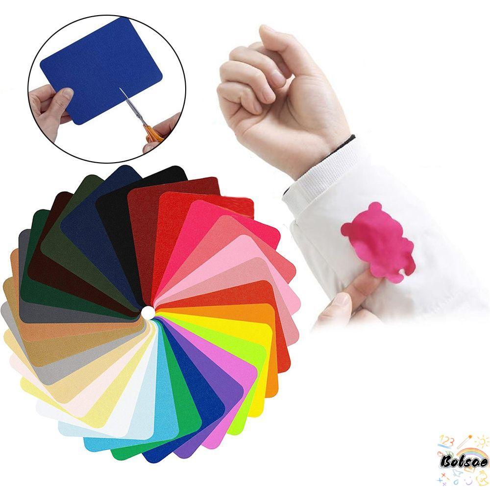 BOLSACF Self Adhesive Patch เย็บบน DIY Craft Route Iron-on Fabric