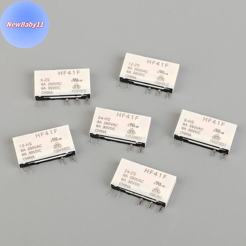 ONEBABY HF41F-24-ZS HF41F-12-ZS HF41F-5-ZS HF41F-5-HS HF41F-12-HS HF41F-24-HS รีเลย์อุตสาหกรรม Submi