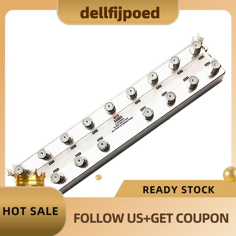 dellfijpoed5-52400 MHz 16 Way Out Cable TV Splitter Signal Booster Distribution สําหรับเครื่องผสมสัญ