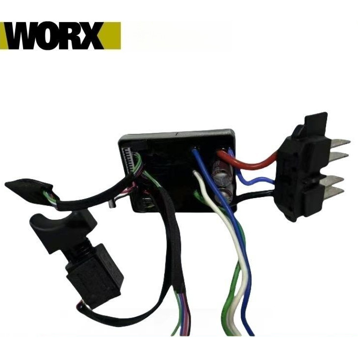 แผงควบคุม / สวิตช์ อะไหล่แท้สำหรับสว่านไร้สายไร้แปรงถ่าน Worx WU377 (20V)