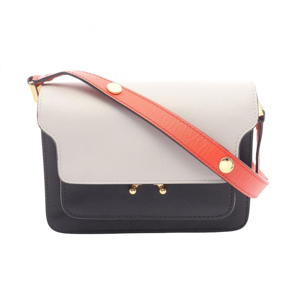 Marni Shoulder Bag Purse Cross Body Trunk Leather Used