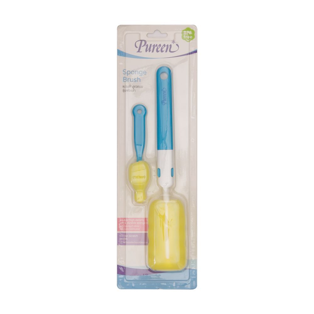 [สินค้าส่งด่วน] เพียวรีน แปรงล้างขวดนม รุ่นฟองน้ำ PUREEN SPONGE BRUSH