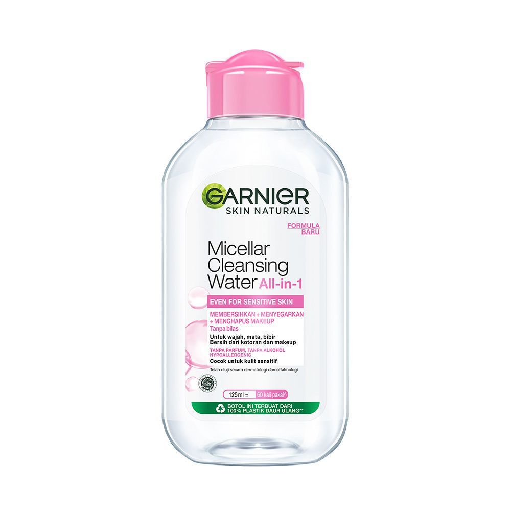 [สินค้าส่งด่วน] การ์นิเย่ไมเซล่าคลีนซิ่งวอเตอร์ชมพู125 GARNIER MICELLAR CLEANSINGWATER PINK 125