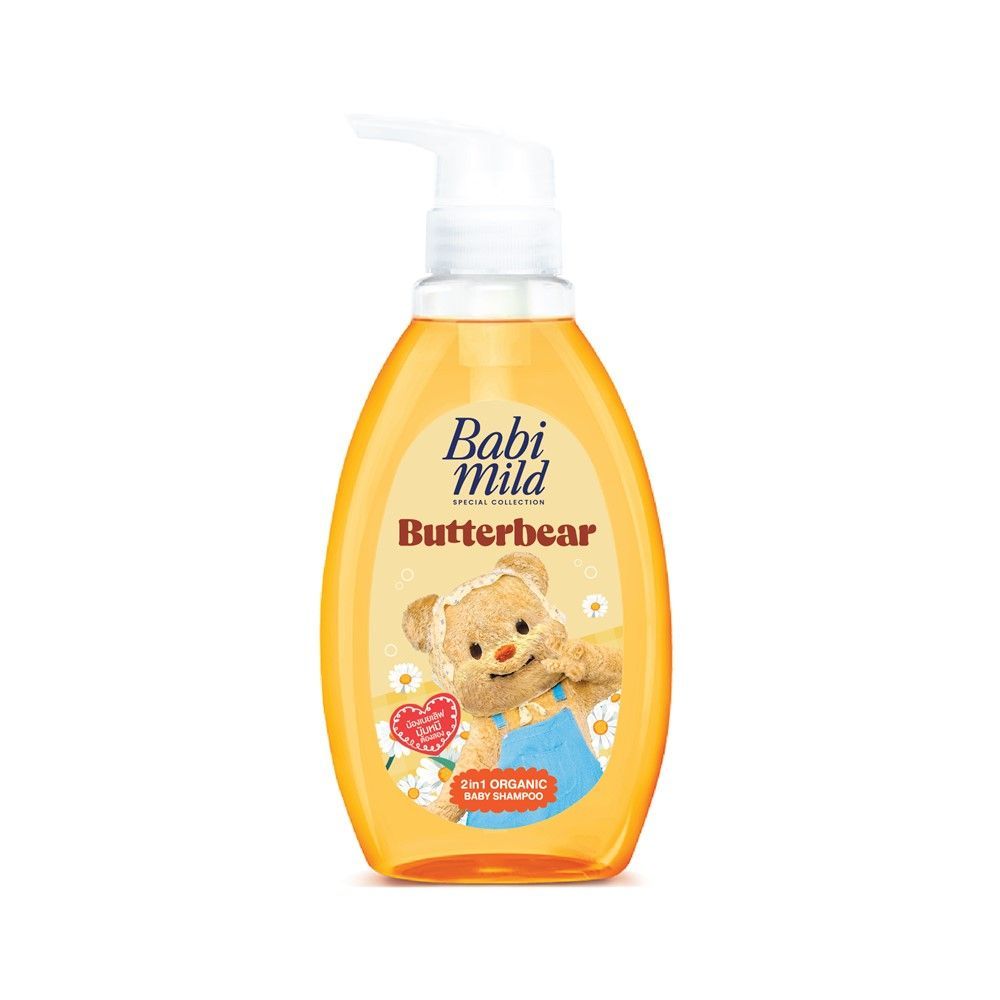 เบบี้มายด์มอยเจอร์แชมพูหัวปั้ม 380มล BABI MILD BABY SHAMPOO MOISTURIZING 380