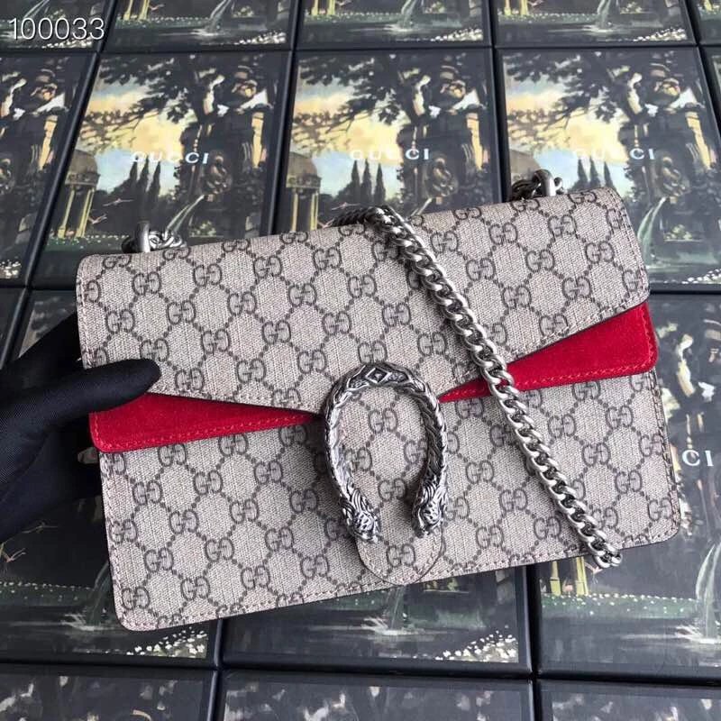 สไตล์คนดัง Bacchus Bag-Dionysus Series Frosted หนัง PVC Bacchus กระเป๋าโซ่กระเป๋าหญิงไหล่ Messenger 