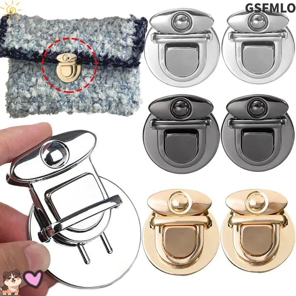 GSFMLO 1/5 ชิ้นจับหัวเข็มขัด, อุปกรณ์เสริม DIY ส่วนประกอบ Clasp, ทนทานปิด Snap ฮาร์ดแวร์หัตถกรรมโลหะล็อคสําหรับกระเป๋าถือ Totes