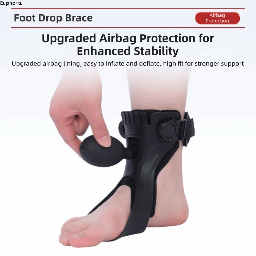 EUPHORIA AFO Foot Drop Brace, Varus Foot Correction ที่มองไม่เห็นข้อเท้ารั้ง,กายภาพบําบัดสบายน้ําหนั