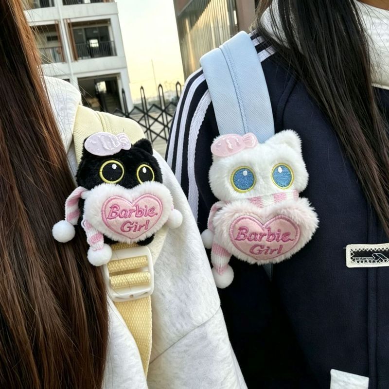 น่ารักน่ารักแมวกระเป๋านักเรียนจี้ขนาดเล็กน่ารักการ์ตูนตุ๊กตาตุ๊กตาตุ๊กตาตุ๊กตากระเป๋าเครื่องประดับให