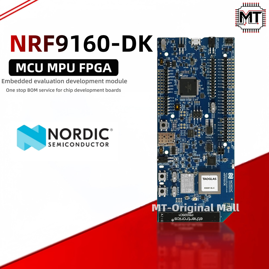 NRF9160-DK Nordic LTE-M, NB IoT, GPS/GNSS Bluetooth Low Energy (Cellular IoT) ชุดพัฒนา