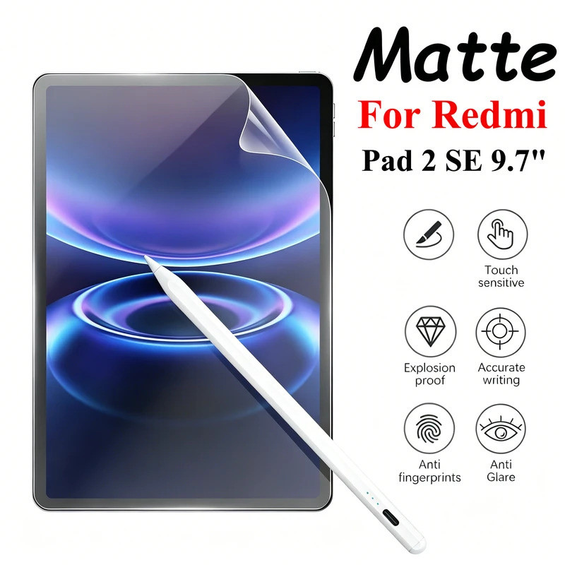 Matte Paper-like Screen Protector สําหรับ Xiaomi Redmi Pad 2 9.7 นิ้ว 2026 RedMi Pad 2 SE Poco Pad C1 9.7 "Anti-glare Anti-ลายนิ้วมือวาดฟิล์ม