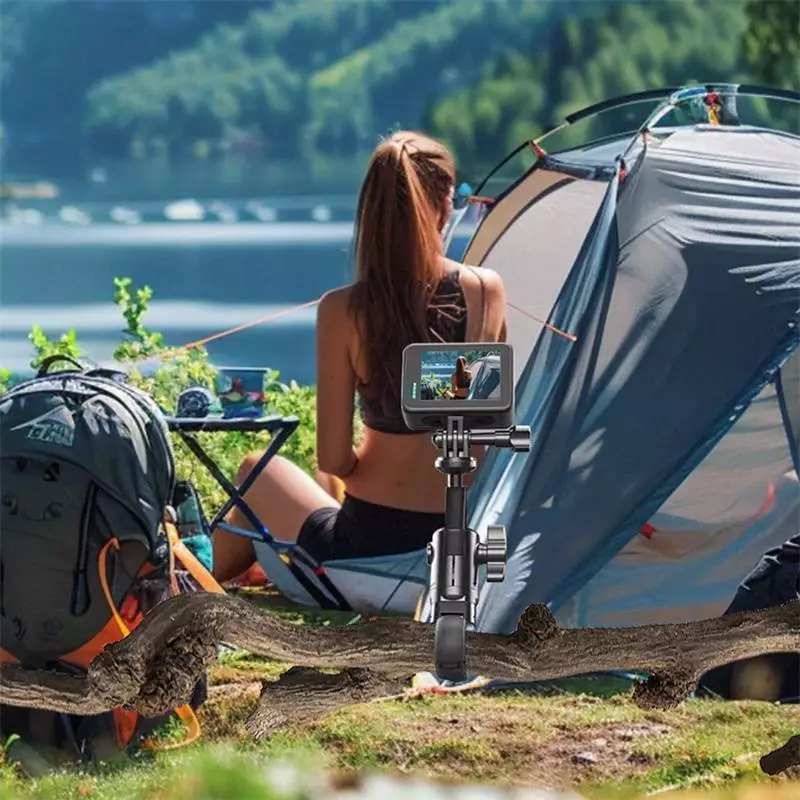 ที่ยึดแฮนด์จักรยานมอเตอร์ไซค์สำหรับ Insta 360 X2 X3 X4 / GoPro 12 11 10 / DJI thumbnail 7