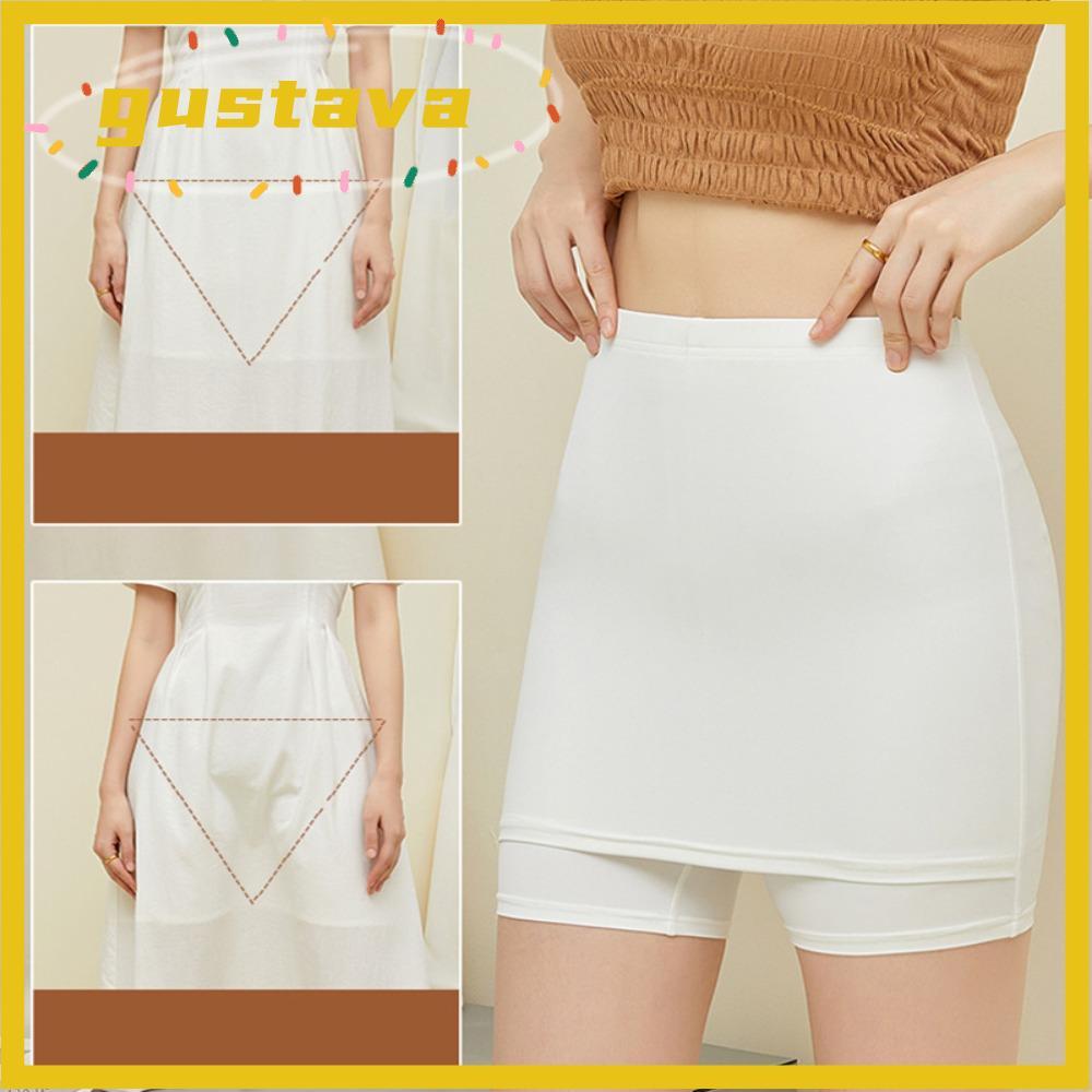 GUSTAVA Safety Shorts, Elastic Breathable Safety Pants, Female Women Double Layer Shorts Women Acces