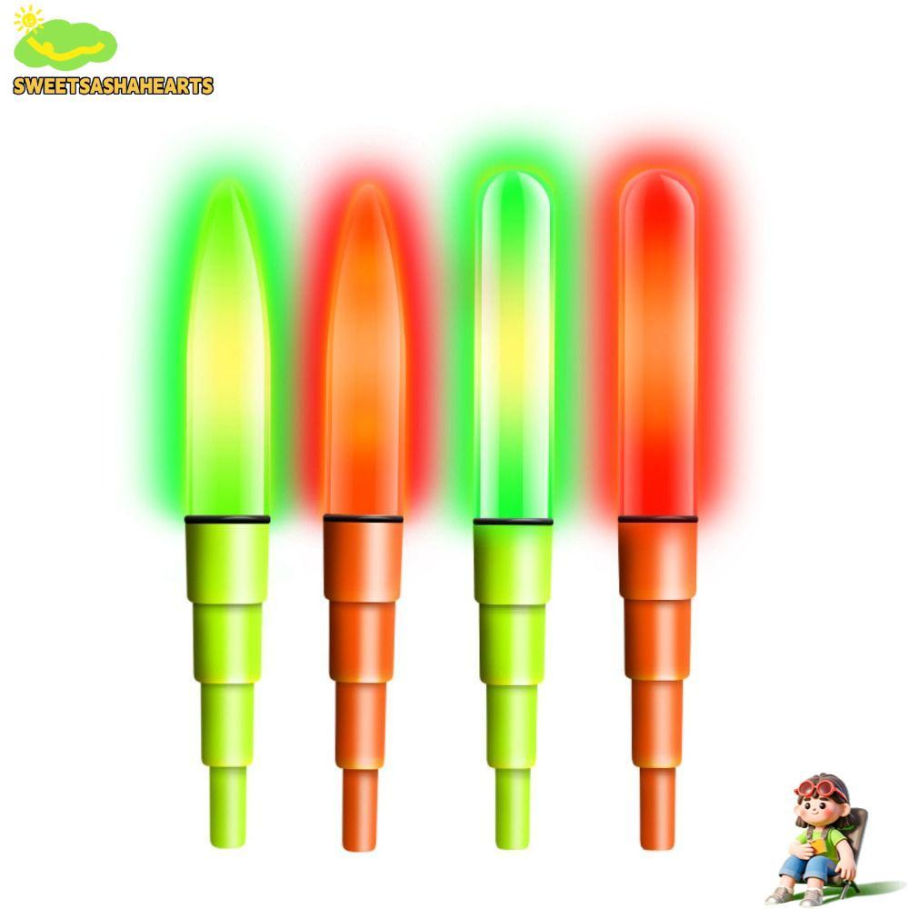 SWEE 1 ชิ้น LED Fishing Float Top, Luminous Super Bright Fishing Float Light, Induction Night Fishin