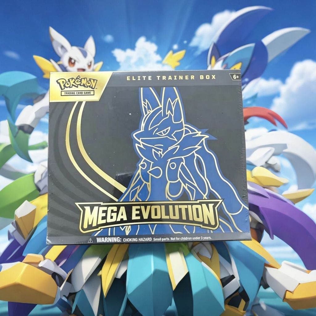 Qun American Pokémon PTCGMega Evolution Elite Trainer Trainer Lucario Gift Box