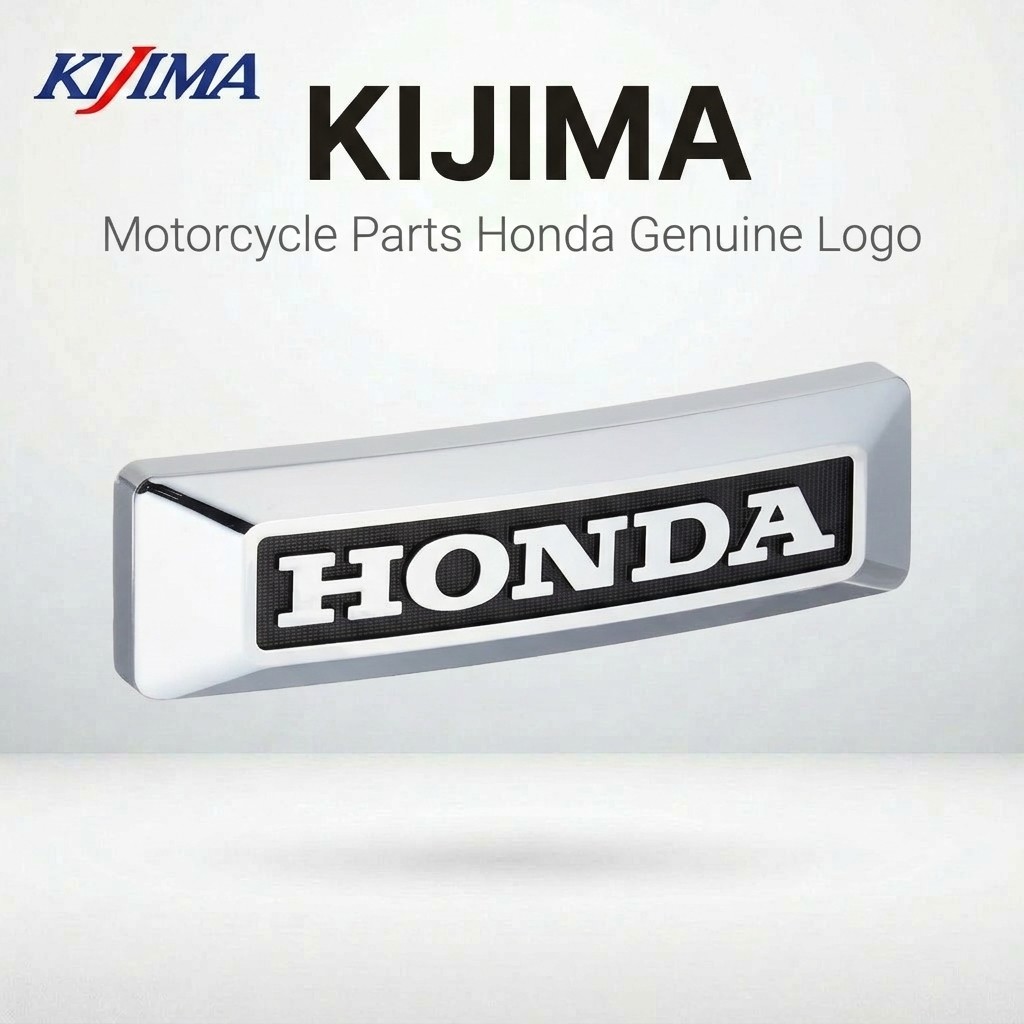 เอ็มเบล็มโลโก้ Honda แท้ Kijima สีเงิน มอเตอร์ไซค์ | Kijima Honda Genuine Logo Emblem, Silver