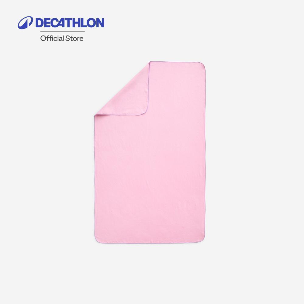 Decathlon Swimming Microfibre Towel Size L 80 X 130 Cm ผ้าขนหนูไมโครไฟเบอร์ขนาด L 80 X 130 เซนติเมตร - Purple