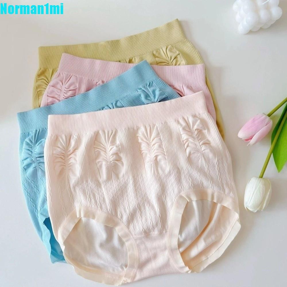 RIDGE 7 ชิ้น Ruffles กางเกง,ชุดชั้นในเอวสูงผู้หญิงกางเกงชุด,สไตล์ญี่ปุ่น 7 ชิ้นยืดหยุ่นสีทึบโบว์กางเ