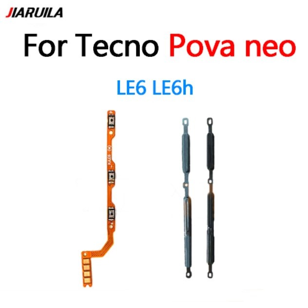 สําหรับ Tecno Pova Neo / LE6 LE6h เปิดปุ่มปรับระดับเสียง Flex