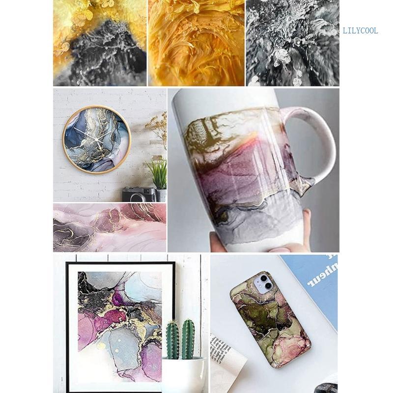 CH Epoxy Pigment 12 สีโปร่งใส Liquid Epoxy Resin Dye สีเข้มข้นเรซิ่น Colorant เครื่องประดับ Diy การผ