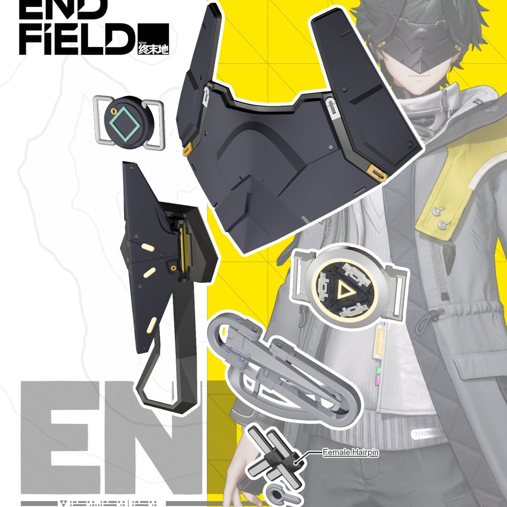 ไฟล์ STL สำหรับพิมพ์ 3D โมเดล  ตัวเอก Edministrator จาก Arknights: Endfield ไม่ใช่ตัวโมเดล