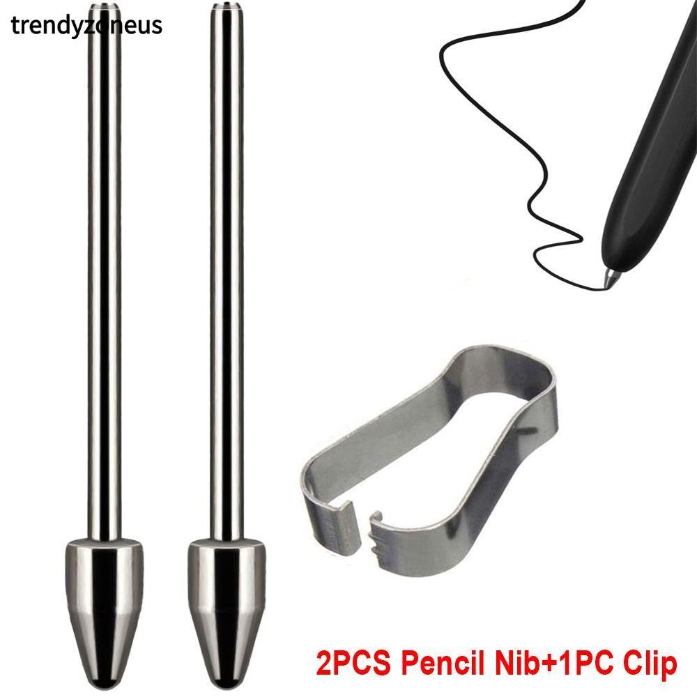 TRENDYZONEUS ดินสอ Nib, Replacable สวมใส่ Touch Stylus Tip, Silver แท็บเล็ตไทเทเนียมแหนบชุดเครื่องมือสําหรับ Galaxy Tab S7/S8/S9+ S23 Note20