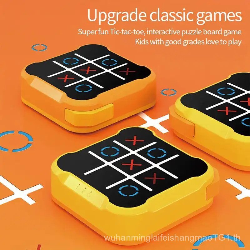 3 in 1 อิเล็กทรอนิกส์ Tic Tac Toe เกม, มือถือดิจิตอล Tic Tac Toe Bolt เกมโหมดเงียบ, ของขวัญของเล่นเพ
