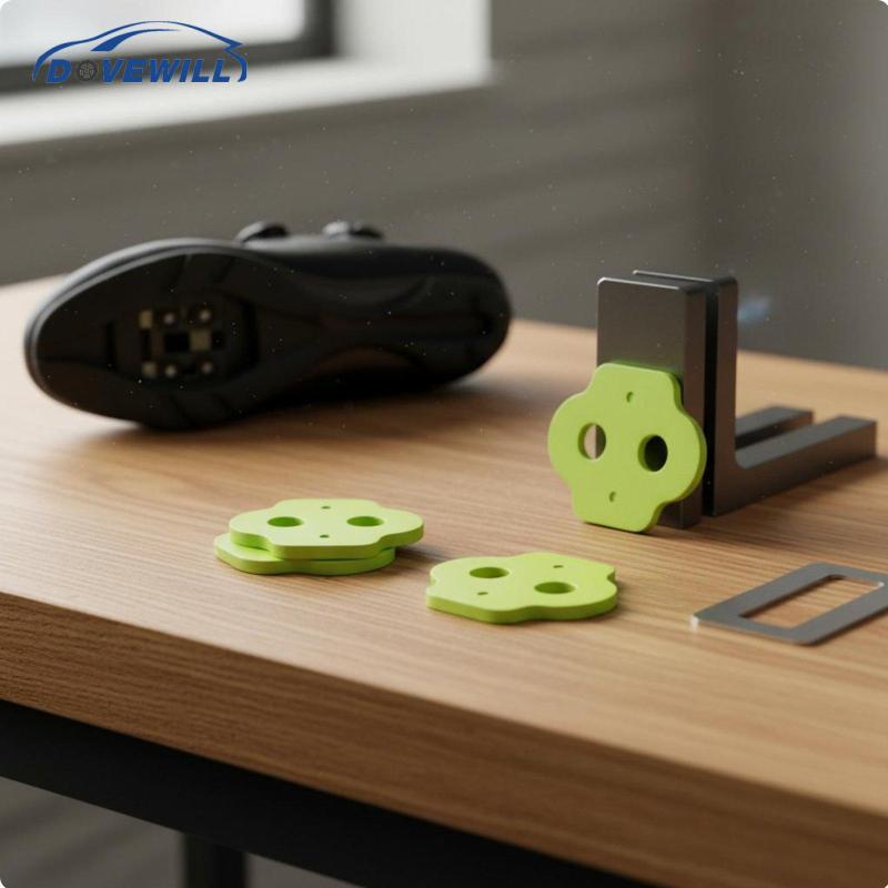 [Dovewill] รองเท้าปั่นจักรยานวางซ้อนกันได้ Shim จักรยานเสือภูเขา Cleat Wedge Adjustment Spacer สําหร
