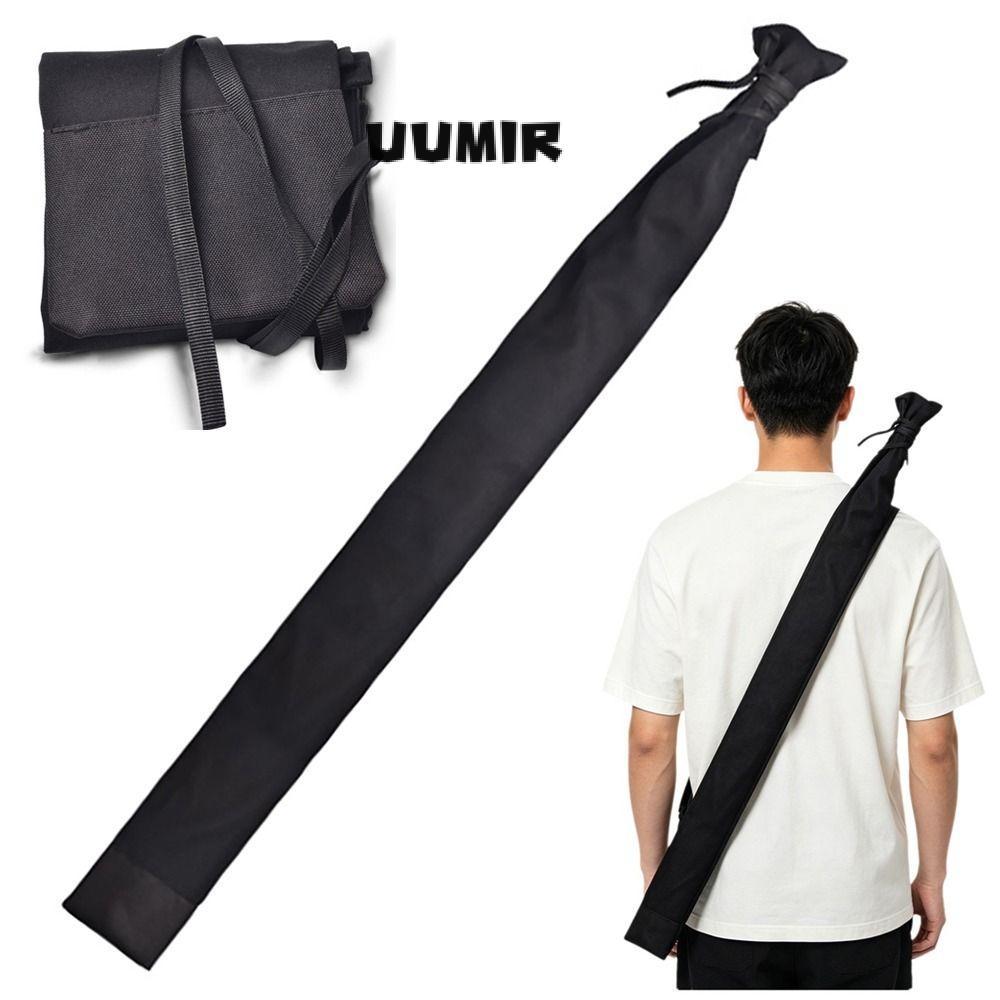UUMIR Carryin Bag, With Strap Black Bokken Bag, Cosplay Accessory Thicken Samurai Bag