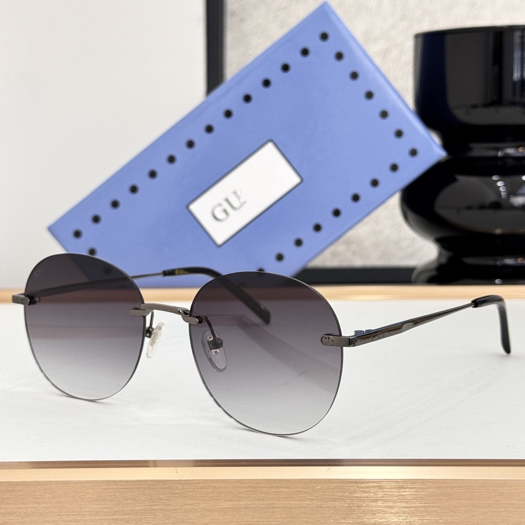 G.U# G.U#New Fashionable Frameless Sunglasses Driving Glasses Fishing Glasses UV Protection Eyewear 