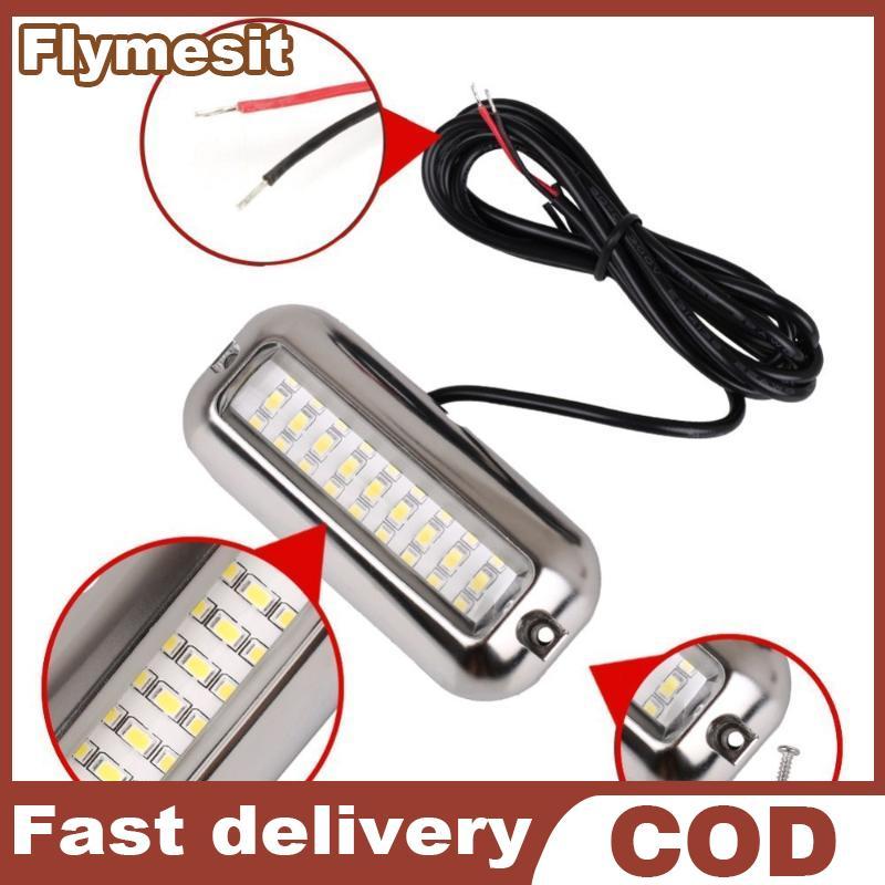 Flymesit สัญญาณไฟ LED กันน้ำสำหรับเรือยอชท์และPontoon 2 ชิ้น 42 LED