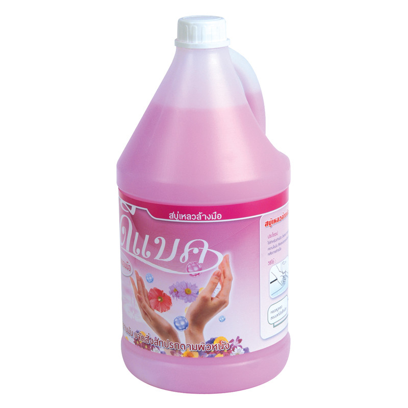 DEBAC สบู่เหลวล้างมือ สีชมพูมุก ขนาด 3.8 ลิตร