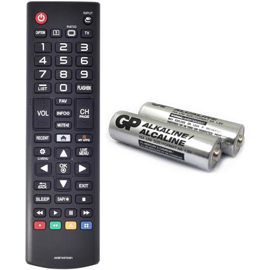 ลูกชาย74475401 สําหรับรีโมทคอนโทรล LG สําหรับสมาร์ททีวี 49UF6430 43UF6400 49UF6490 49UF6400 43UF6430