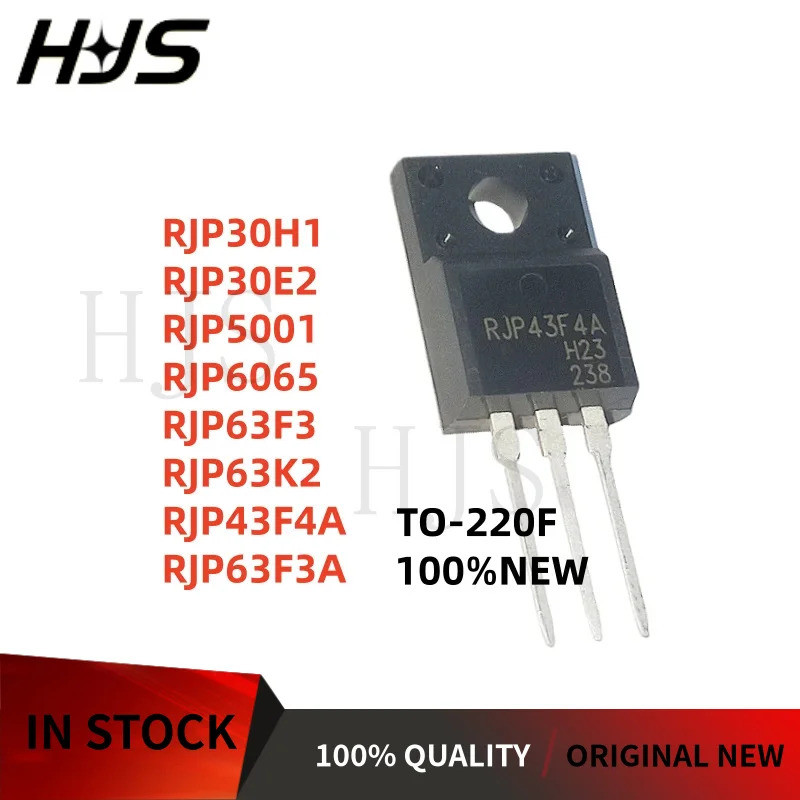 10 ชิ้น TO-220F RJP30H1 RJP30E2 RJP5001 RJP6065 RJP63F3 RJP63K2 RJP43F4A RJP63F3A ในสต็อก mos ชิป ic
