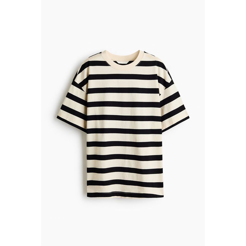 H&M(เอชแอนด์เอ็ม) เสื้อยืดทรงโอเวอร์ไซส์ ผู้หญิง 1246290_9