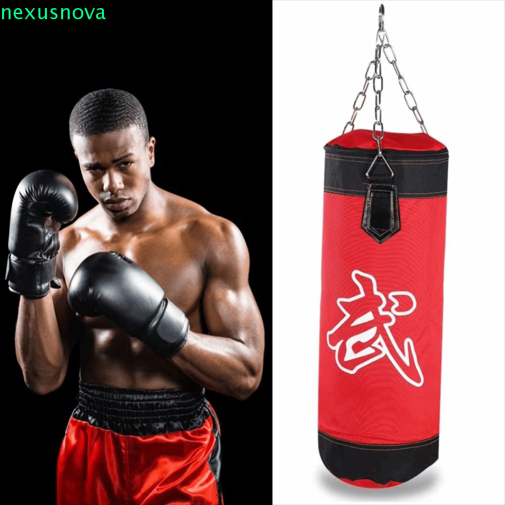 NEXUSNOVA Oxford Boxing Bag, Hollow 60/80cm Boxing Punching Bag, Fitness Equipment Oxford Training P