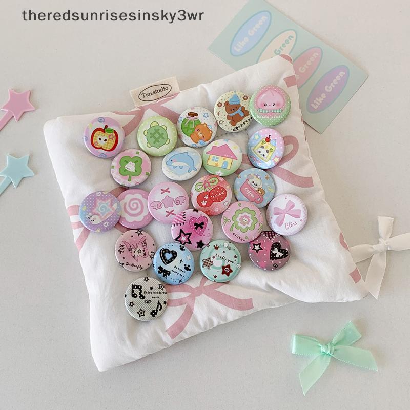 (the) 6 ชิ้นน่ารักการ์ตูนมินิปุ่มป้าย Kawaii Retro Girls เด็ก Bapa กระเป๋าดินสอ DIY ตกแต่งเข็มกลัด Pin อุปกรณ์เสริม (TH)