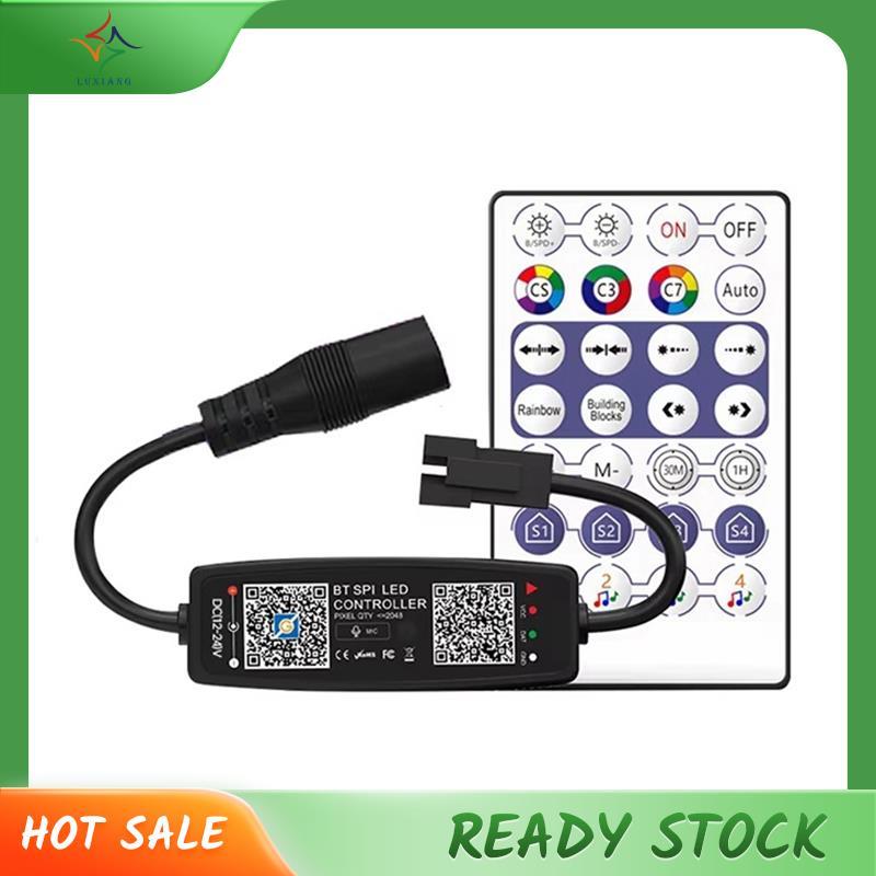 [luxiang.th] WS2812B รีโมทคอนโทรลบลูทูธเพลง APP ควบคุมสําหรับ Pixel LED Strip Light SK6812 WS2811 WS