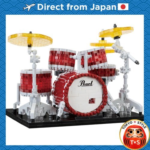 ชุดกลอง Kawada Nanoblock Pearl รุ่น "Masters" NBM-056 เหมาะสำหรับอายุ 12 ปีขึ้