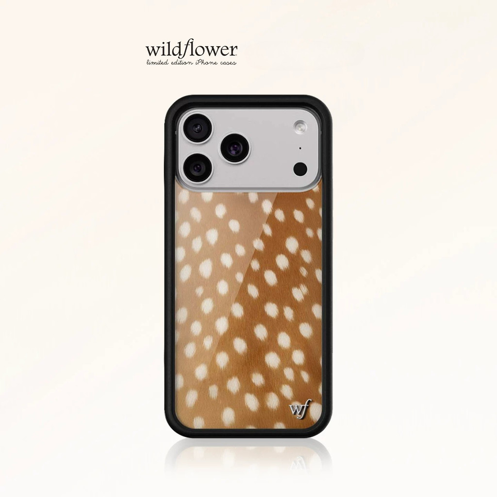 ดอกไม้ป่ากวางน้อยรูปแบบWFเคสโทรศัพท์สําหรับiPhone 17 Pro Max 11 12 13 14 15 Pro Max 14 15 Plusซิลิโคนคลุมทั้งหมดกันกระแทกWFปลอกสําหรับiPhone 16 Pro Max 16 Plus