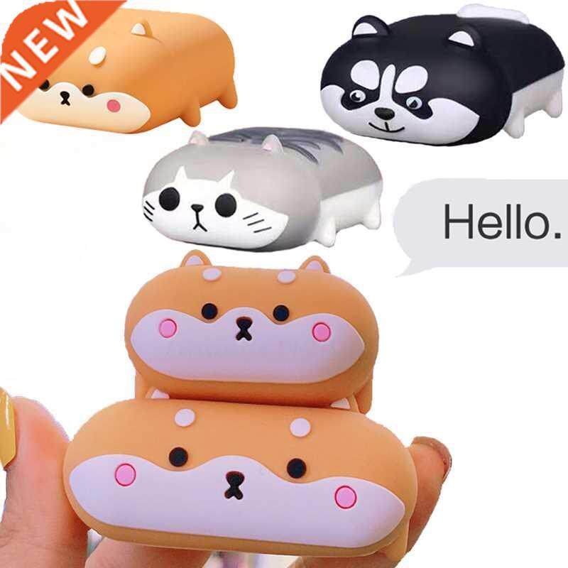 สําหรับ Airpods Pro 3D น่ารักการ์ตูน Shiba Inu Dog Soft Earpods