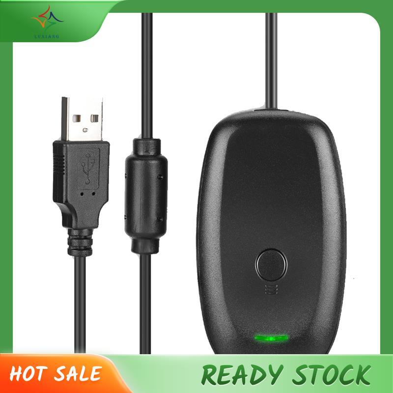 [luxiang.th] สําหรับอะแดปเตอร์พีซีเกมแพดไร้สาย 360 ตัวรับสัญญาณ USB รองรับระบบ Win7/8/10 สําหรับคอนโ