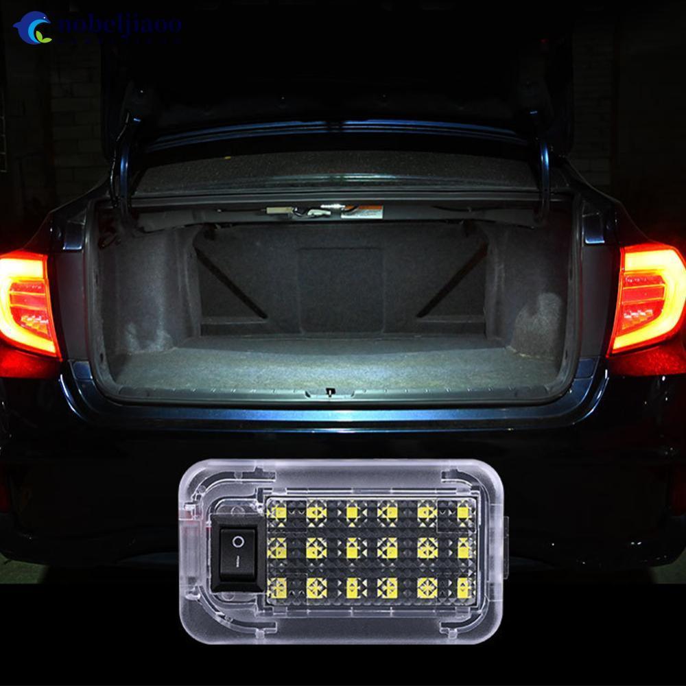 NOBELJIAOO 1PC รถไฟป้ายทะเบียน LED จํานวนโคมไฟ Trunk Light เปลี่ยน 12V สําหรับ Honda Accord City Civ