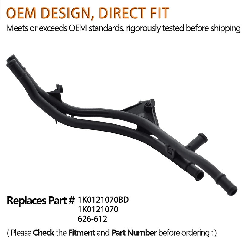 รถ Cooling น้ําหลอด Off ท่อจาก Coolant ถังสําหรับ Beetle CC Tiguan Jetta Eos Passat 1K0 121 070 BD 1