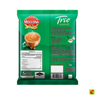 มอคโคน่า ทรีโอ เอสเปรสโซ่ 3 in 1 กาแฟซองปรุงสำเร็จชนิดผง 15.8 ก. x 27 ชิ้น