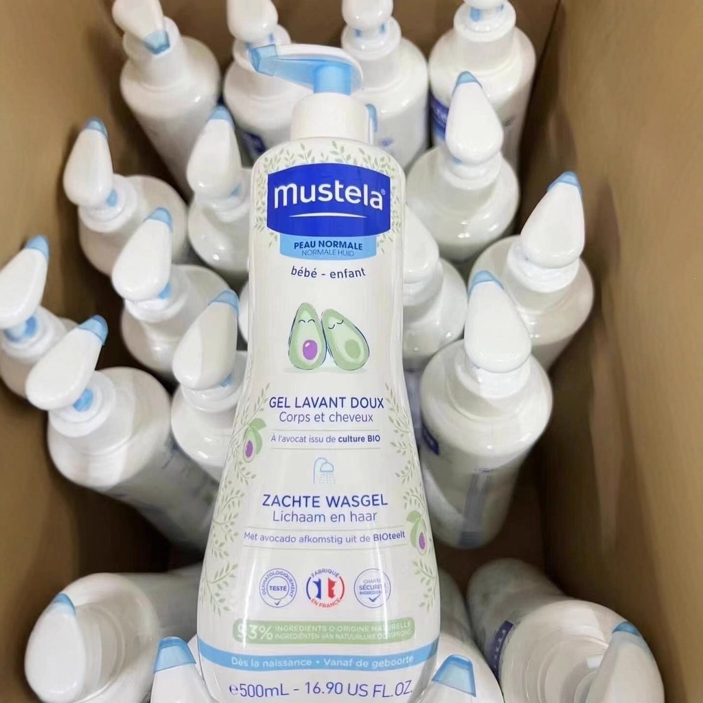 France Mustela Mustela Body Wash & Care 2 in 1 Mustela Baby Body Wash Shampoo 4.24