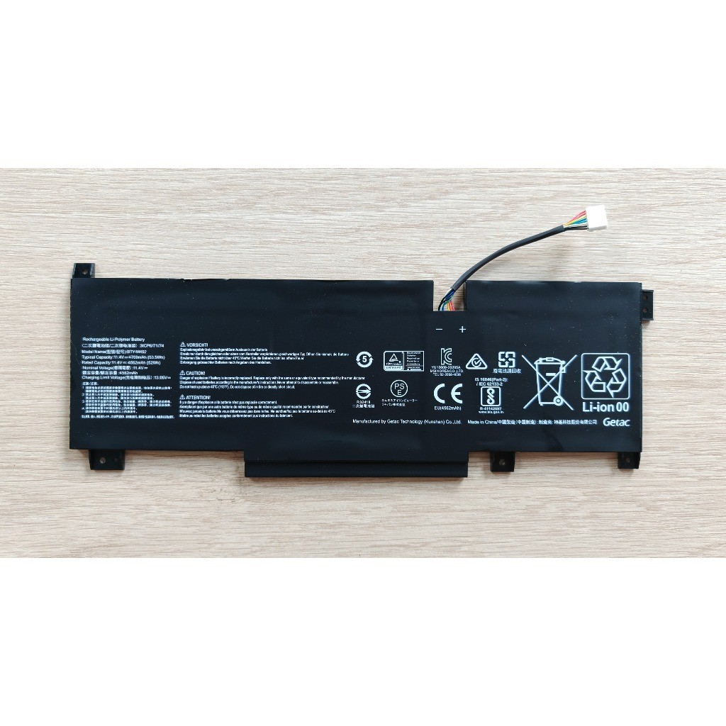 แบตเตอรี่ MSI BTY-M492 สำหรับ MSI Sword 15 A11U Katana GF66 GF76 12Ux Pulse GL66 GL76 12Ux GL66